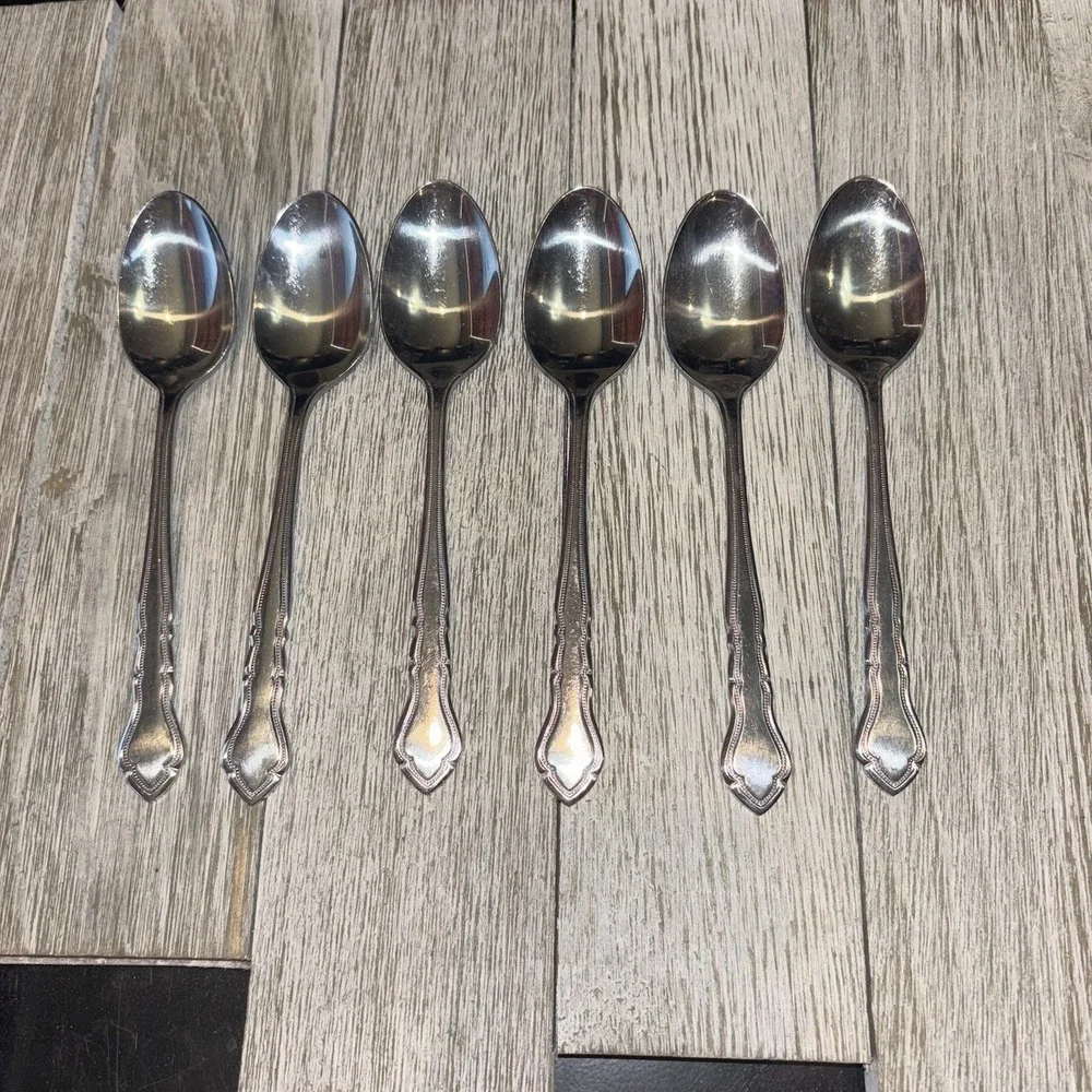 Reed & Barton Rebacraft‎ CARRIAGE Soup Spoons Stainless Korea Set of 6